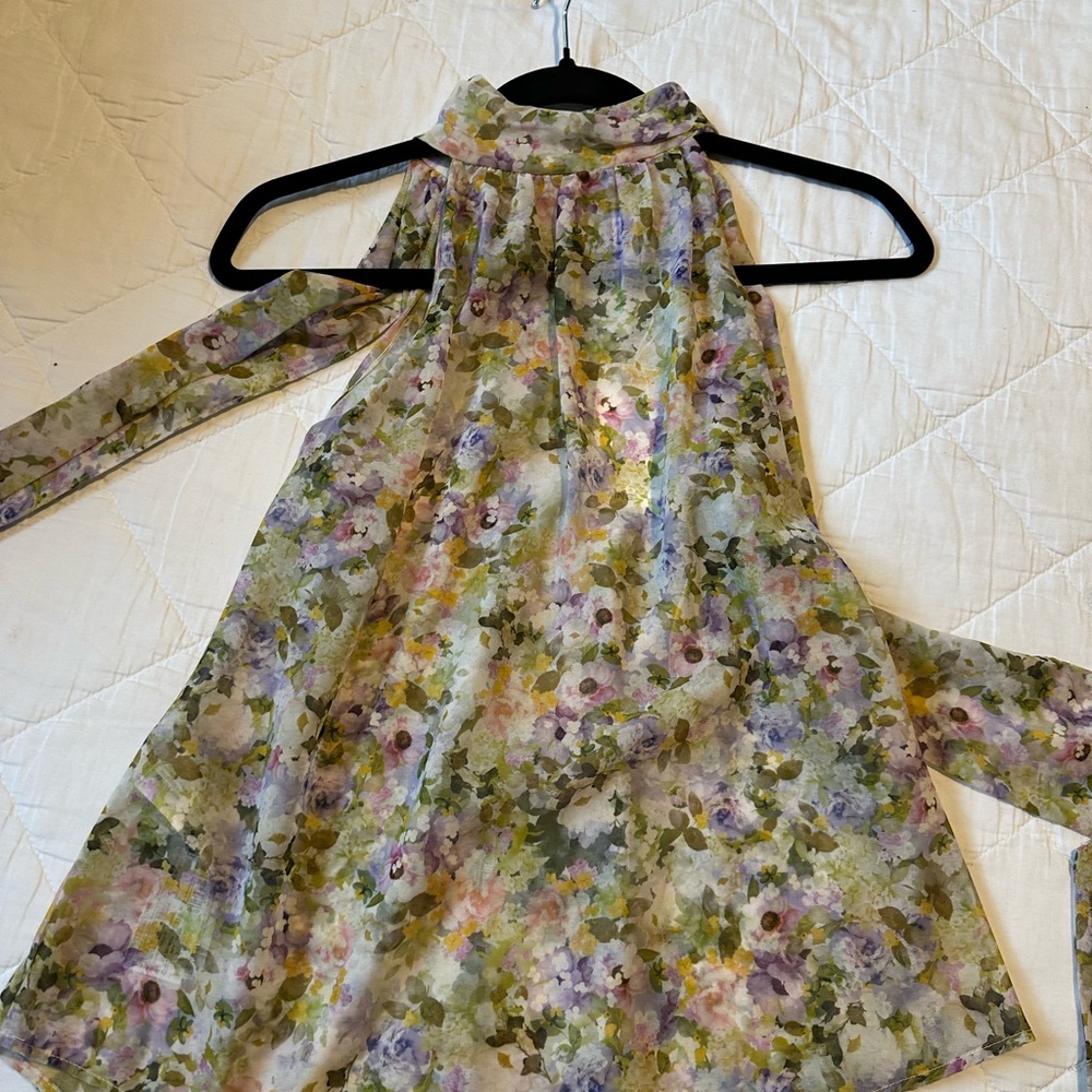 Mango Floral Top - Pastel Multicolor